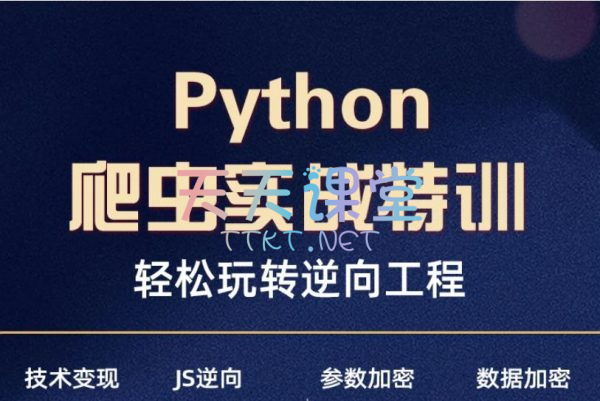 彭有才·Python爬虫实战特训-轻松玩转逆向工程-技术变现、JS逆向、参数加密、数据加密
