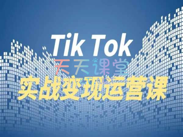 TikTok实战变现运营课·跨境电商课程