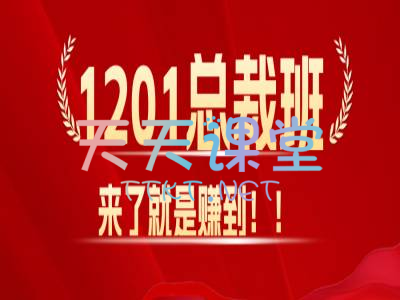 发宝电商·纪主任1201总裁班-来了就是赚到-纪主任拼多多课程