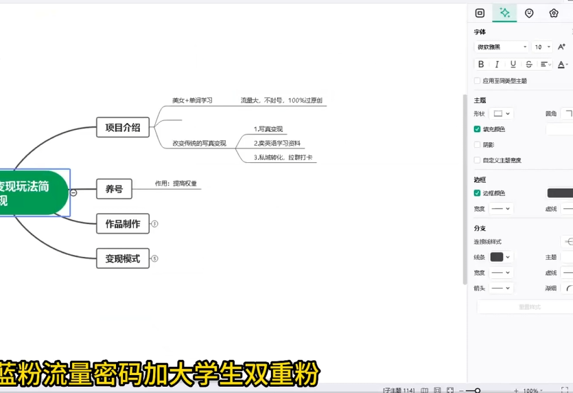 男粉流量密码+大学生粉双重+蓝海变现玩法简单创作，靠搬运实现多次变现