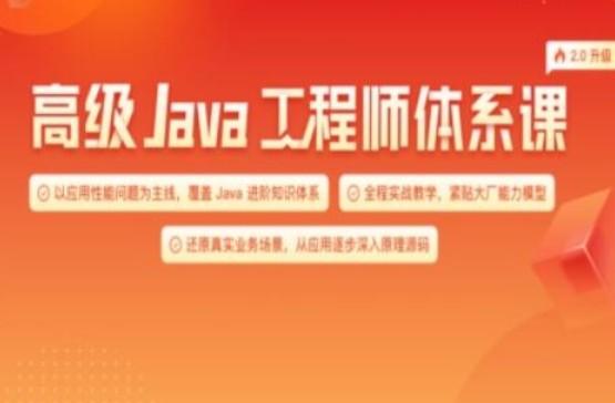 Java-极客-高级Java工程师体系课 2.0（更新到31周）【共45.4 GB】