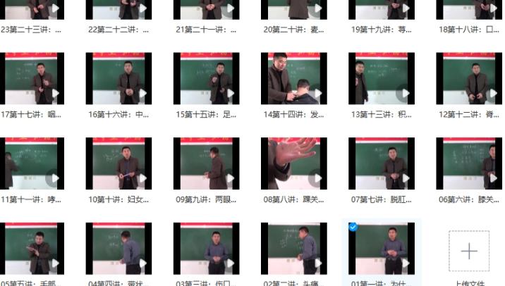 王国华针灸刺血艾灸精品课程83节视频课程【共4.83 GB】
