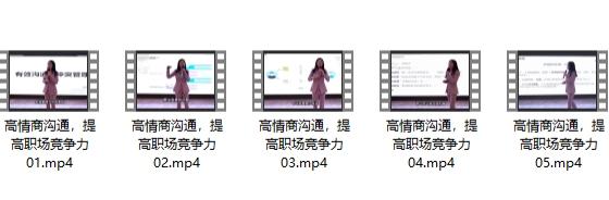 高情商沟通 提高职场竞争力–许林芳【5讲】