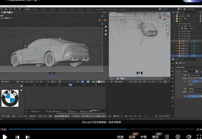 阿多尼斯硕Blender汽车动画2023年【共82.5 GB】