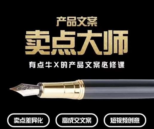 产品文案【卖点大师】高转化电商，有点牛X的产品文案必修课